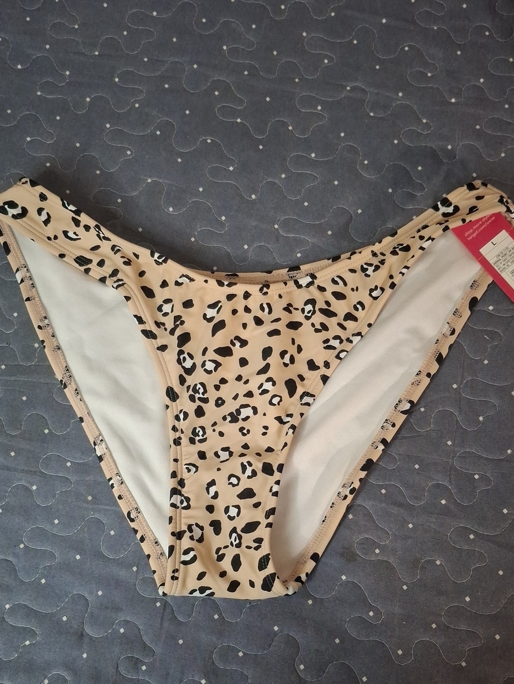 Xhilaration Women’s Leopard Print Bikini Bottom size large NWT